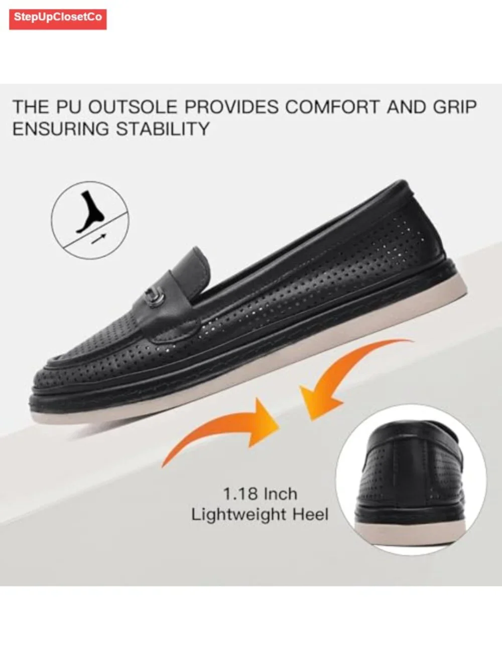 Breathable Perforated Slip-On Sneakers for Women - Lightweight Flexible Sole